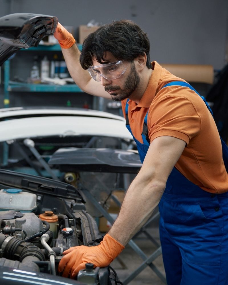 Auto & Repair — a business owner at work