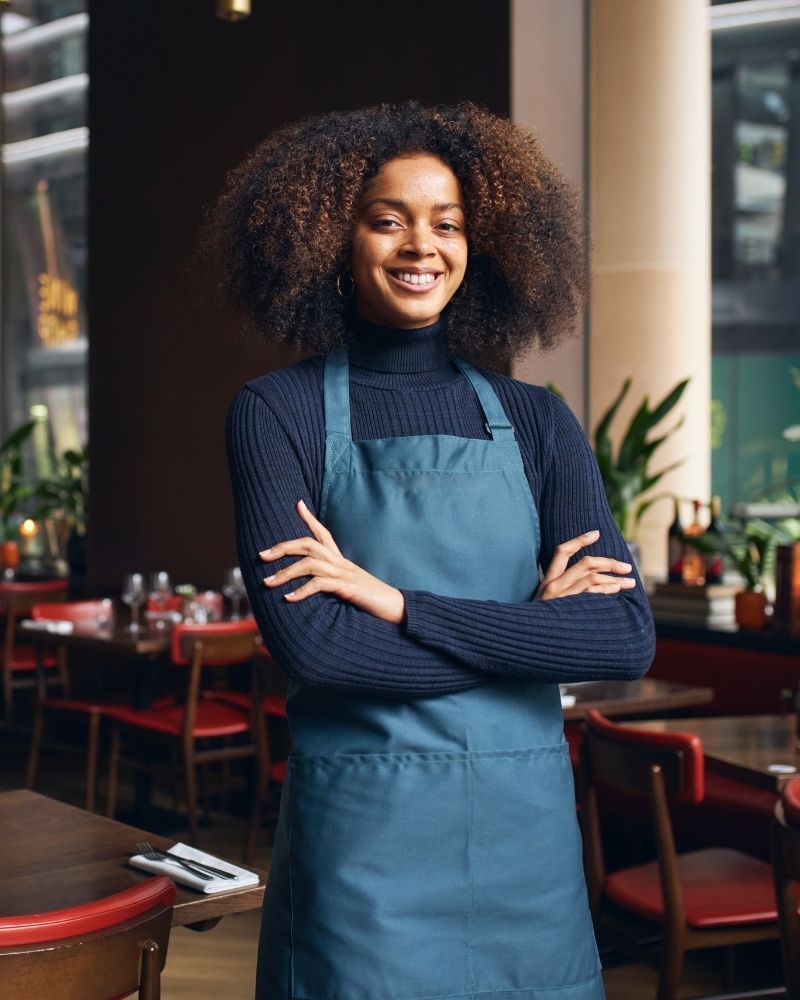 Restaurants — a business owner at work